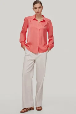 Blusa Camisera Satinada^Pedro del Hierro Fashion