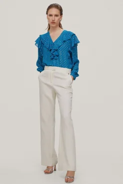 Blusa Con Detalles De Lurex^Pedro del Hierro Shop