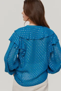 Blusa Con Detalles De Lurex^Pedro del Hierro Shop