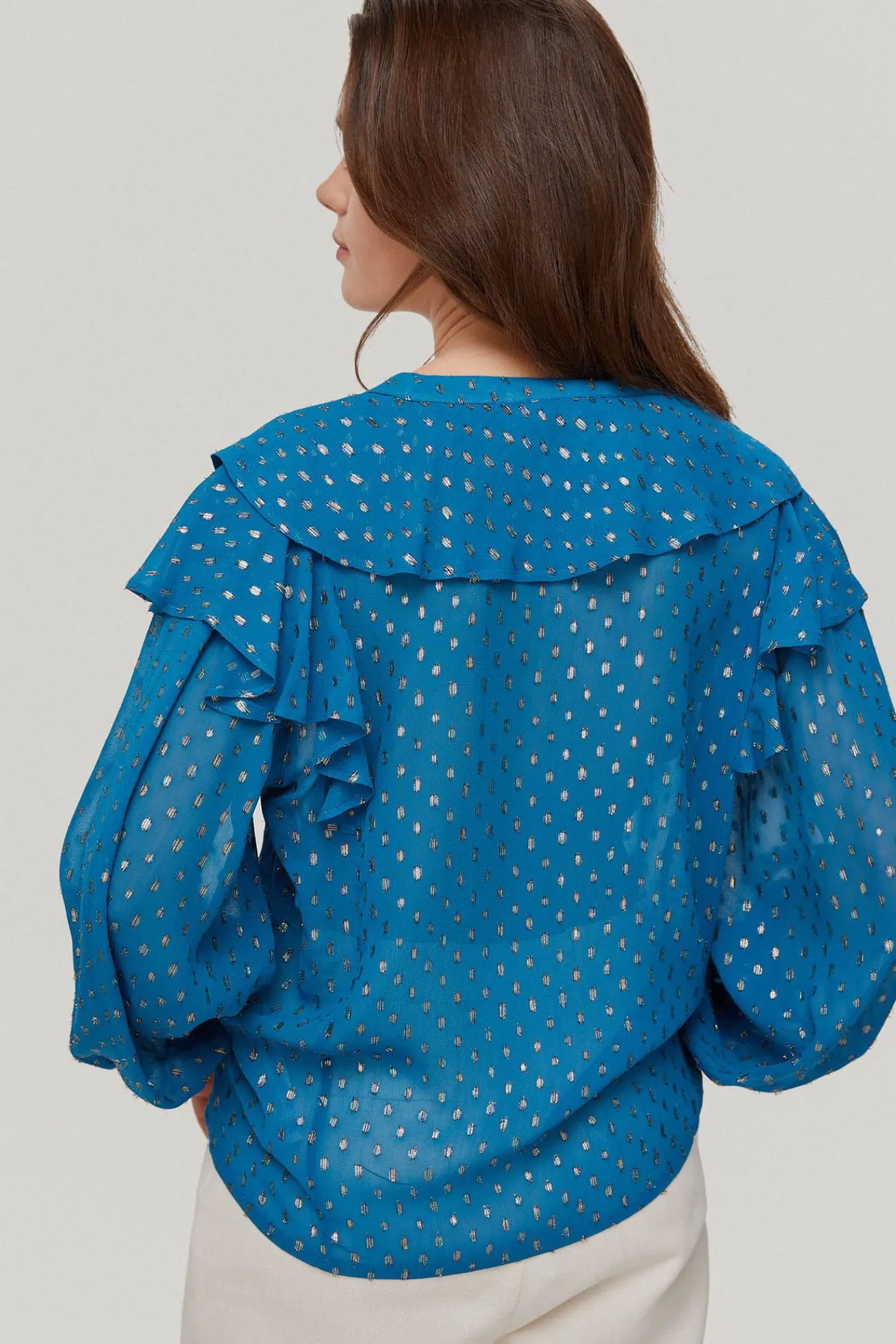 Blusa Con Detalles De Lurex^Pedro del Hierro Shop