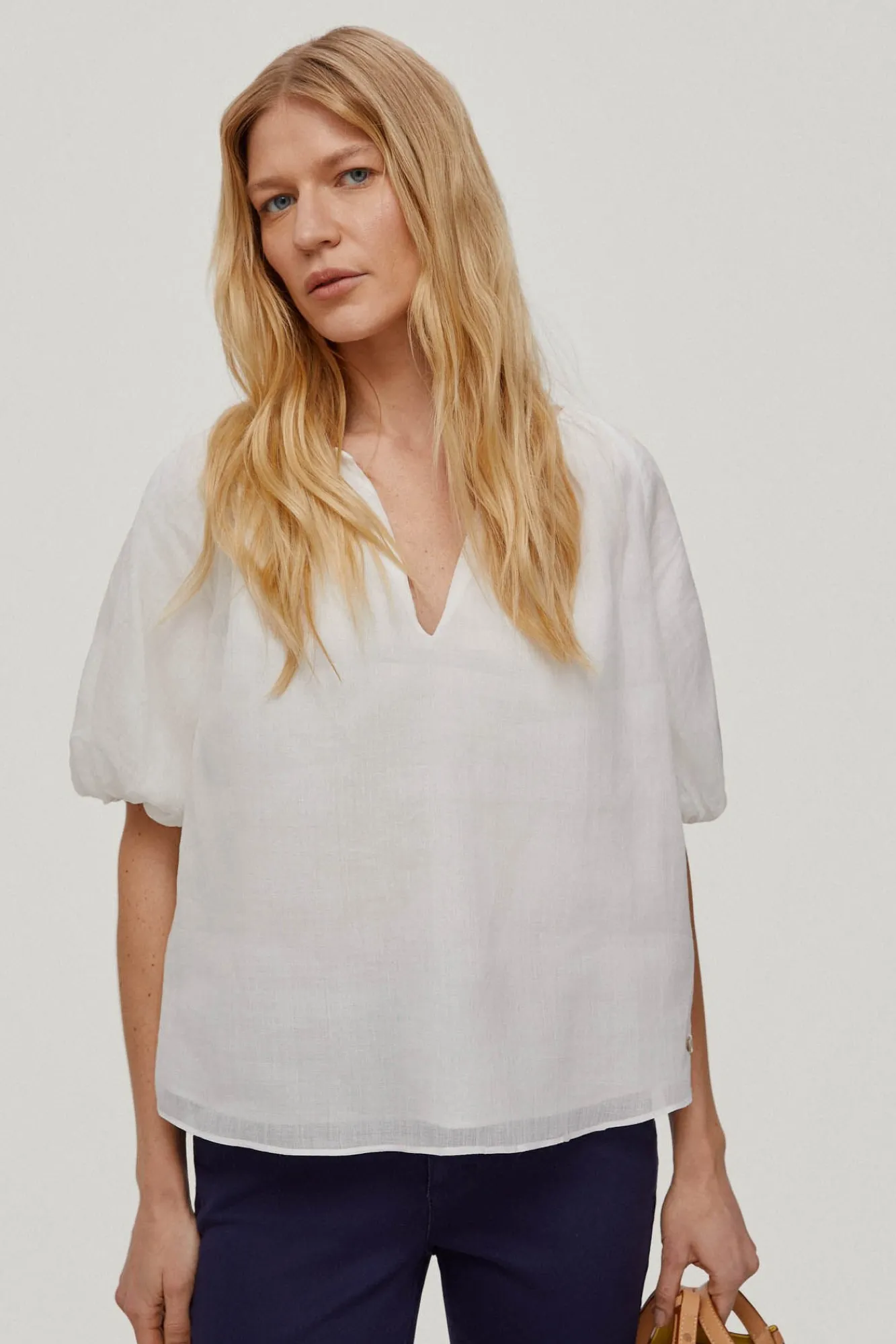 Blusa Con Manga Abullonada^Pedro del Hierro Cheap