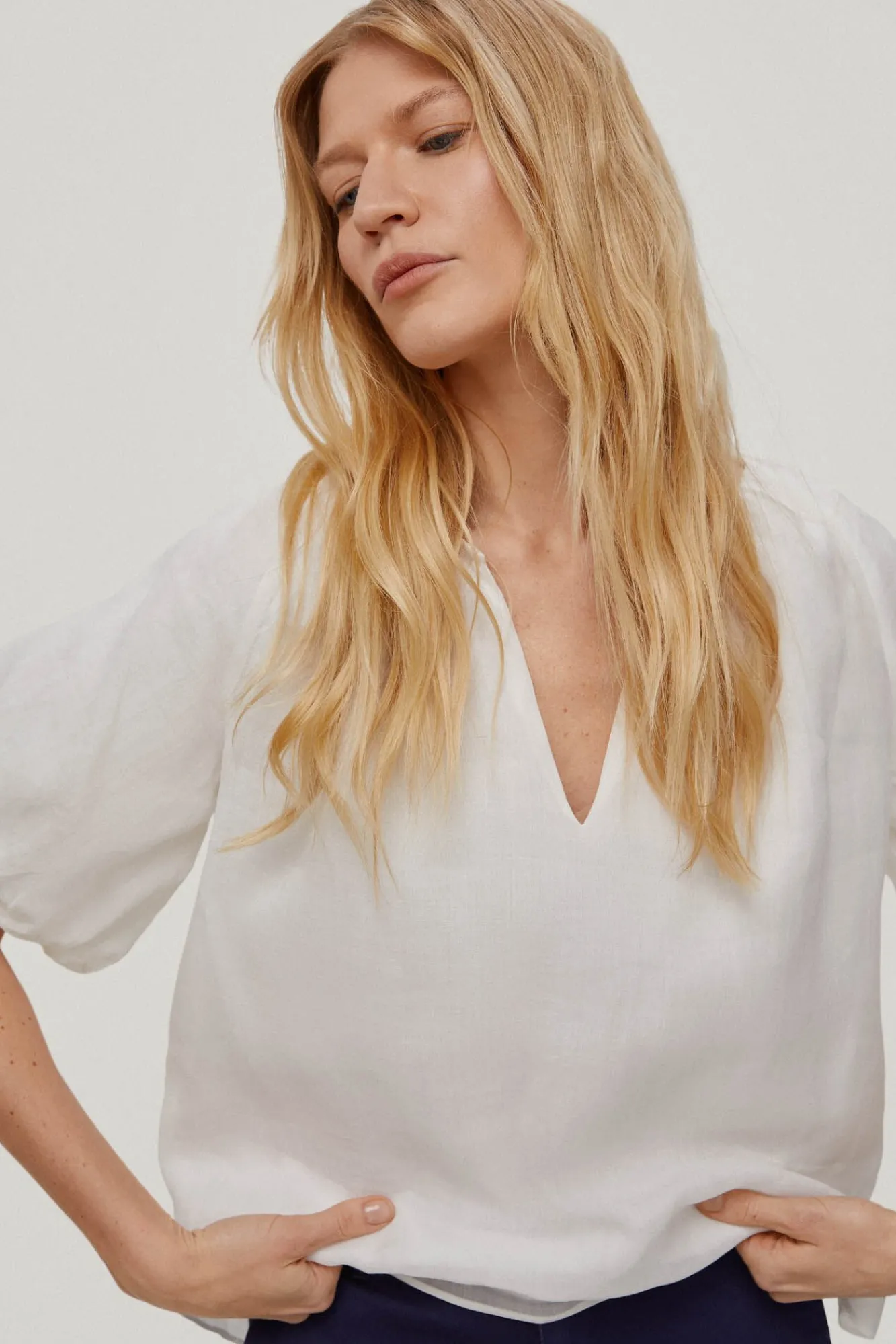 Blusa Con Manga Abullonada^Pedro del Hierro Cheap