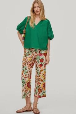 Blusa Con Manga Abullonada^Pedro del Hierro New