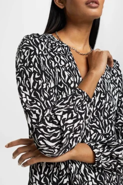 Blusa Corte Recto Estampado Allover^Esprit Fashion