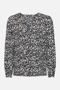 Blusa Corte Recto Estampado Allover^Esprit Fashion