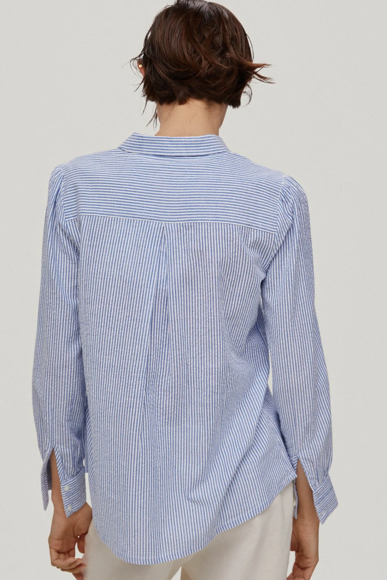 Blusa De Algodon Con Raya Tejida^Pedro del Hierro Fashion