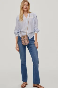 Blusa En Rayas Con Cintas^Pedro del Hierro New
