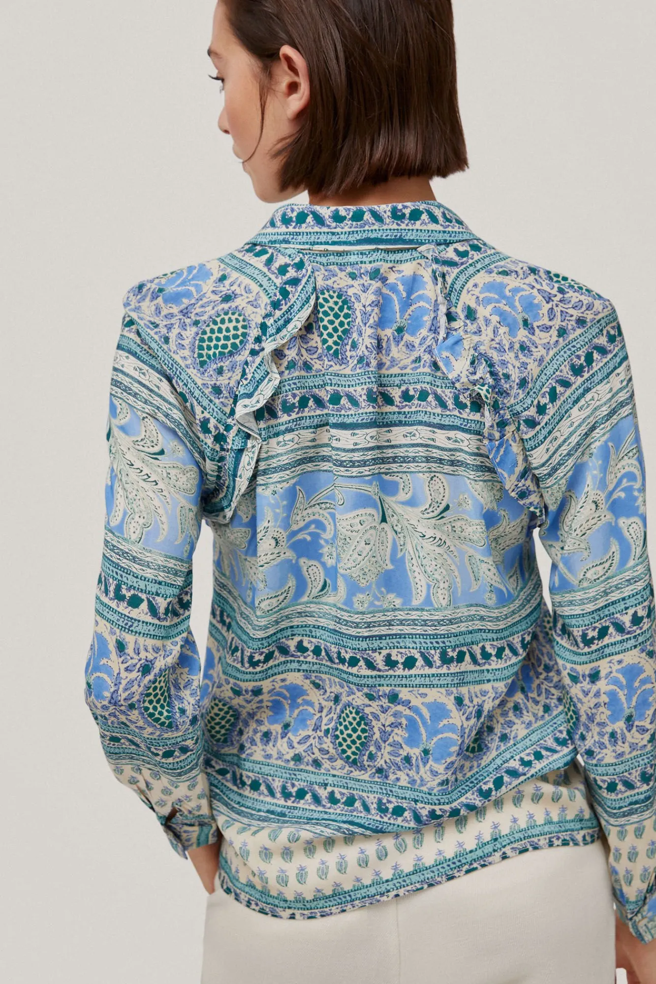 Blusa En Viscosa Estampada^Pedro del Hierro Clearance