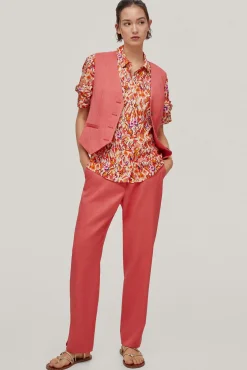 Blusa Estampada Detalle En Puno^Pedro del Hierro Cheap