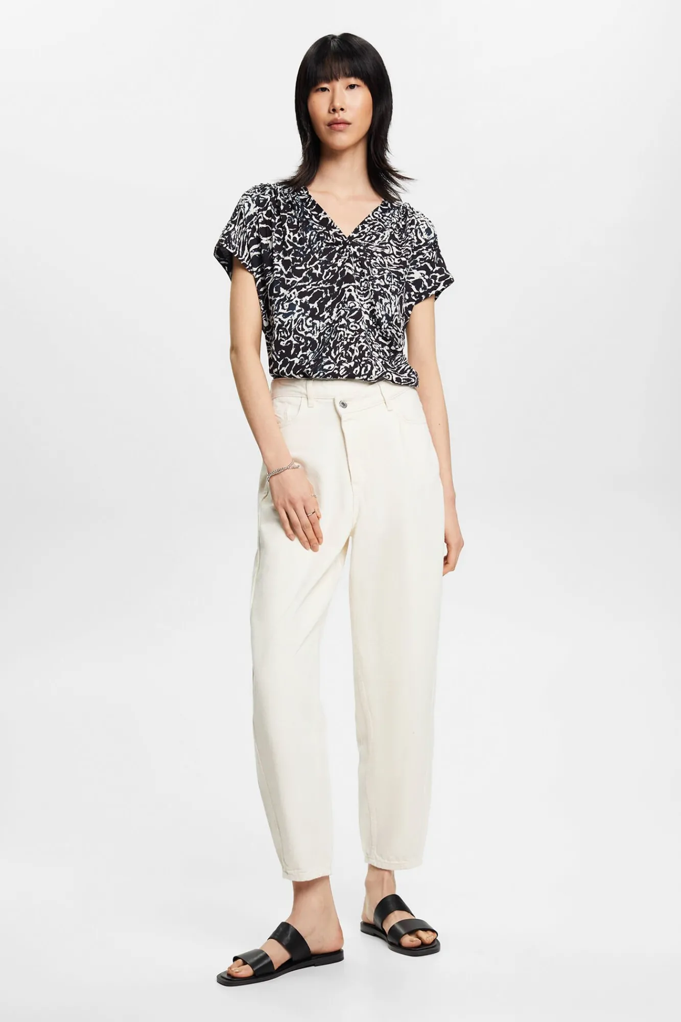 Blusa Estampada Viscosa^Esprit Discount