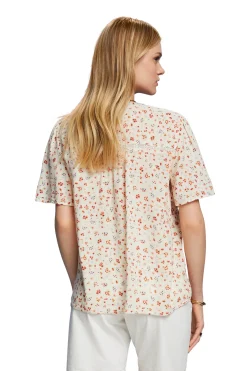 Blusa Estampado Floral Con Algodon^Esprit Fashion