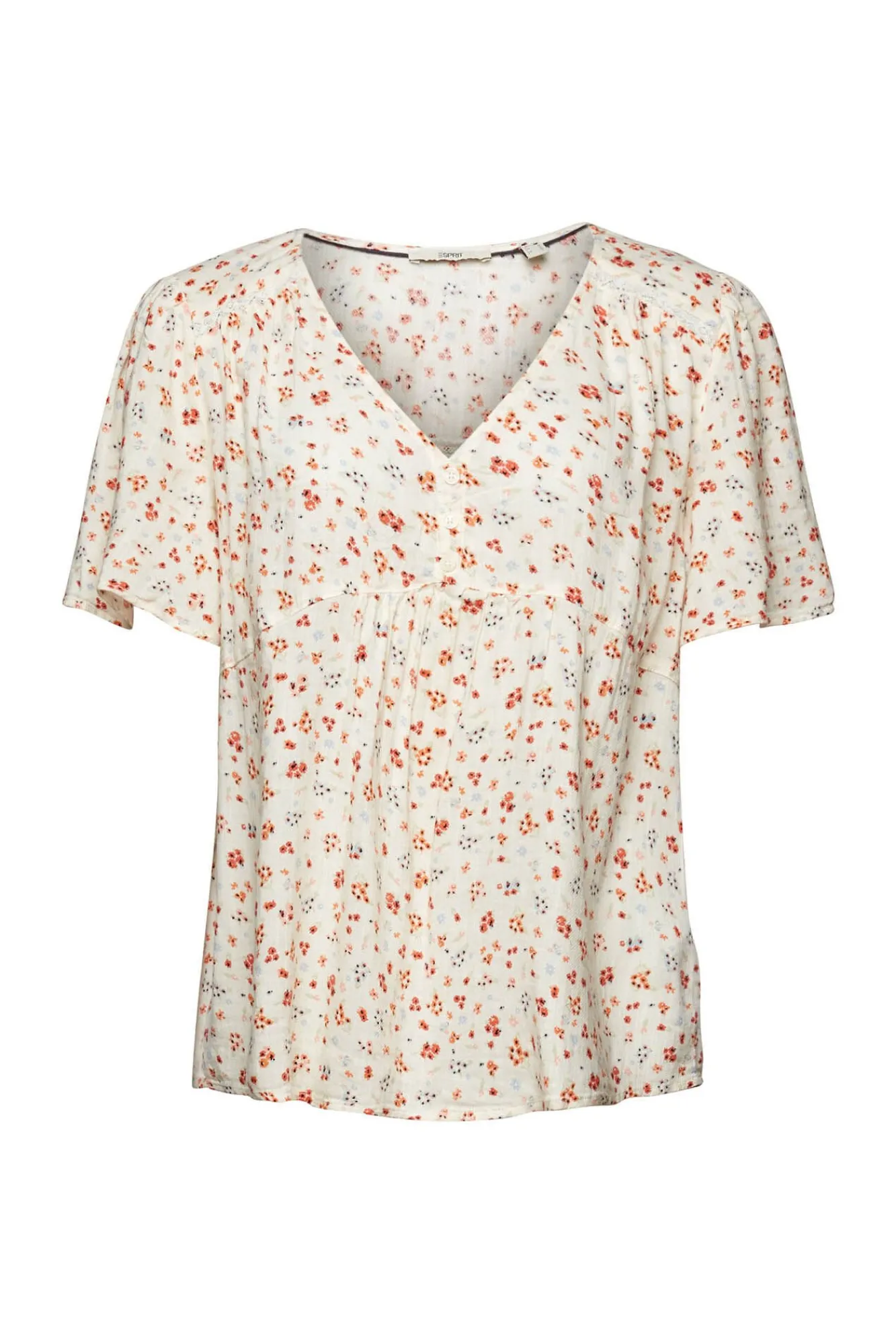 Blusa Estampado Floral Con Algodon^Esprit Fashion