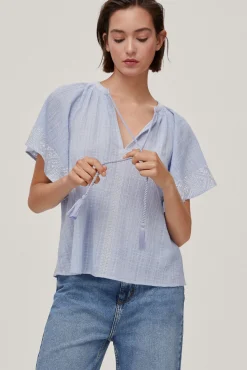 Blusa Fluida Bordados^Pedro del Hierro Clearance