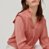 Blusa Fluida Con Volantes^Pedro del Hierro Best Sale