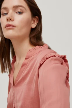 Blusa Fluida Con Volantes^Pedro del Hierro Best Sale