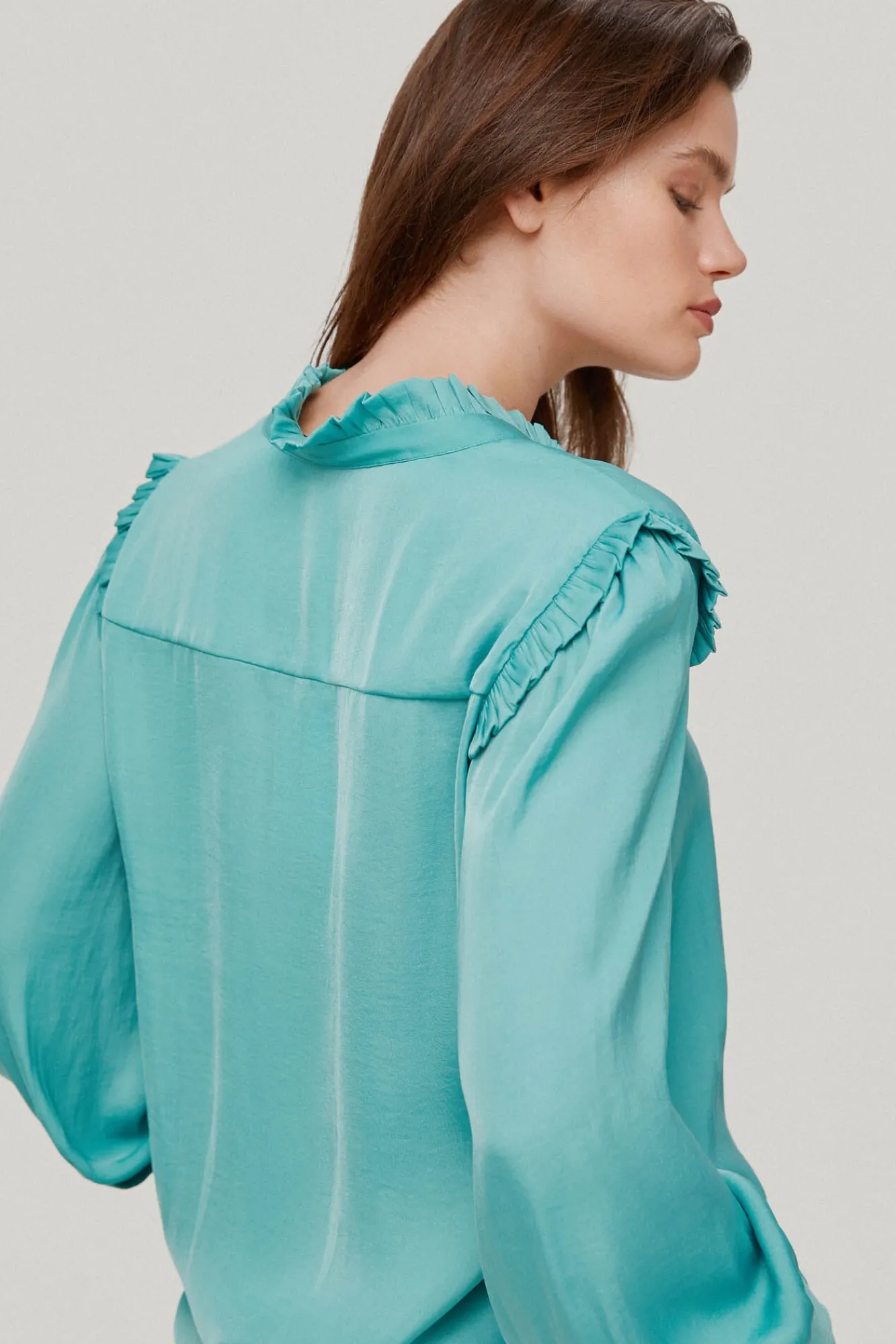 Blusa Fluida Con Volantes^Pedro del Hierro Clearance