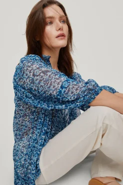 Blusa Fluida Teijdo Lurex^Pedro del Hierro Hot