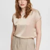 Blusa Lisa Viscosa Satinada^Esprit Discount