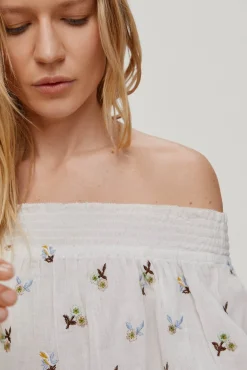 Blusa Off Shoulder Bordado^Pedro del Hierro Store