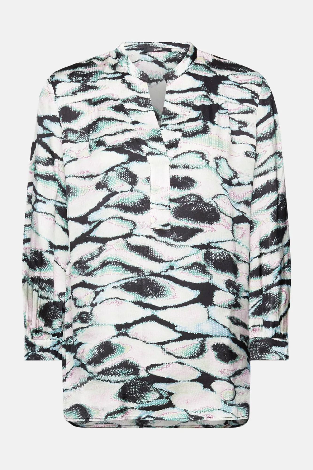 Blusa Oversized Animal Print Satinada^Esprit Best Sale