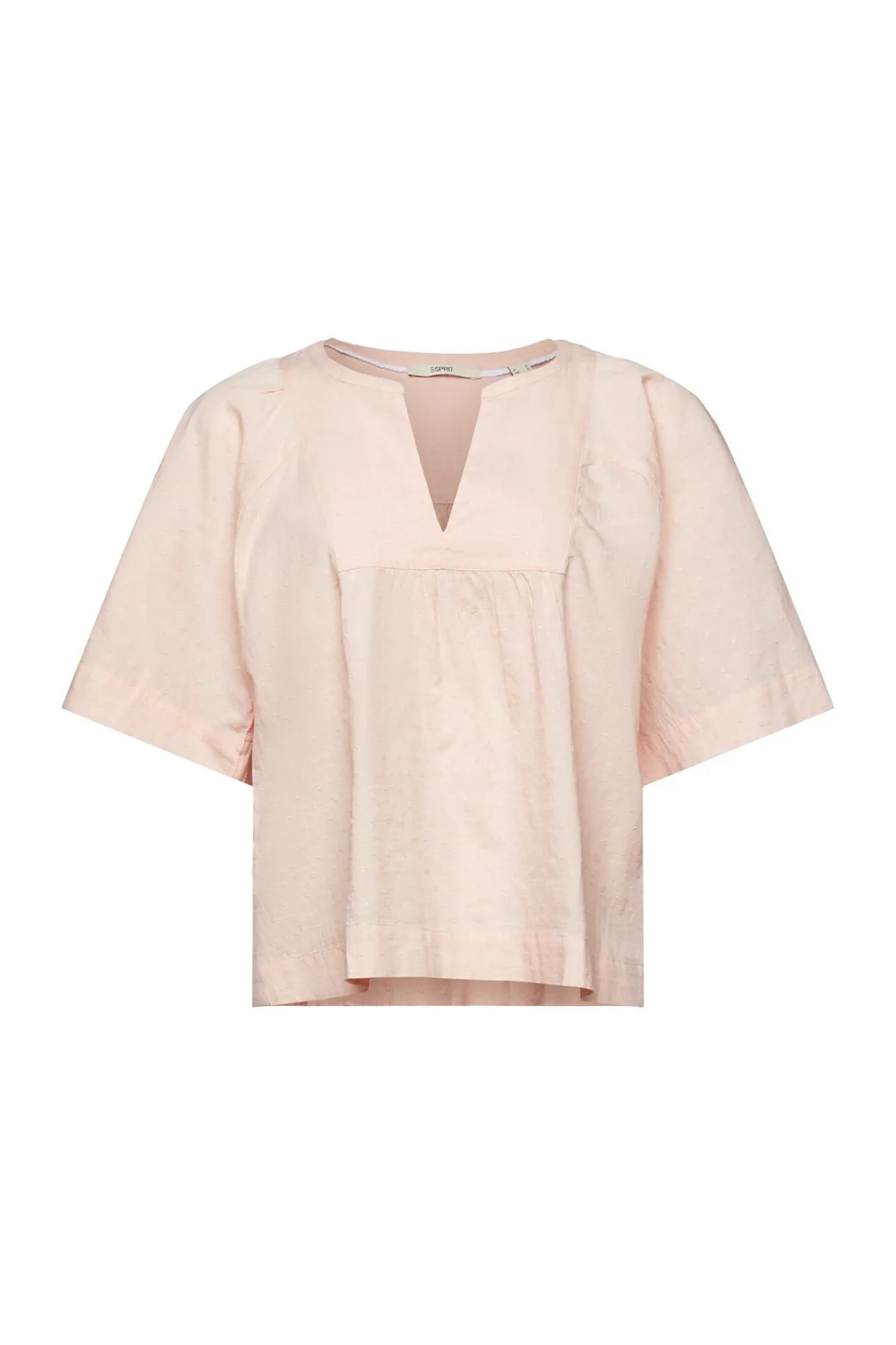 Blusa Plumeti Algodon Manga 3/4^Esprit Flash Sale