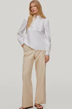 Blusa Popelin Con Cintas^Pedro del Hierro Cheap