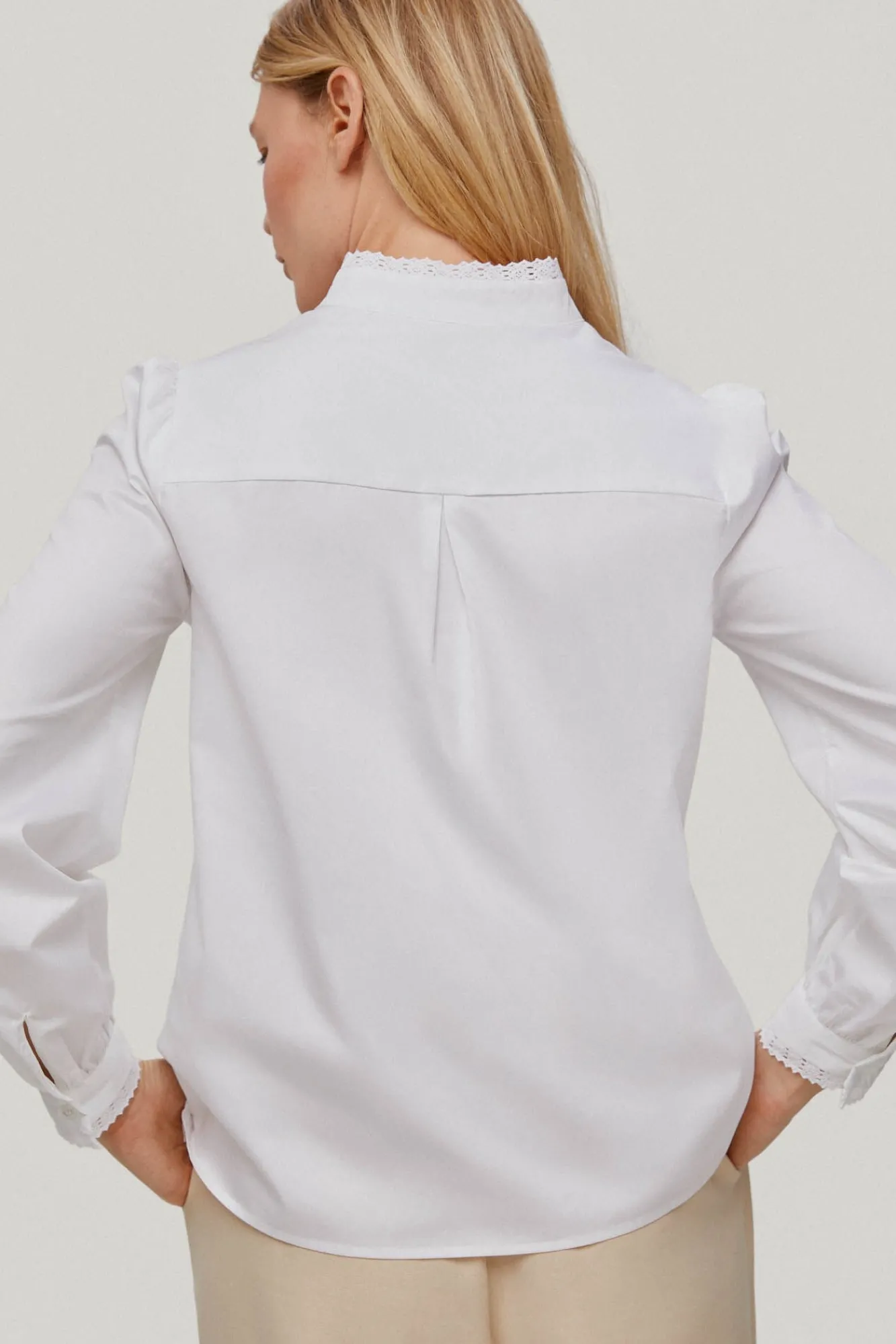 Blusa Popelin Con Cintas^Pedro del Hierro Cheap