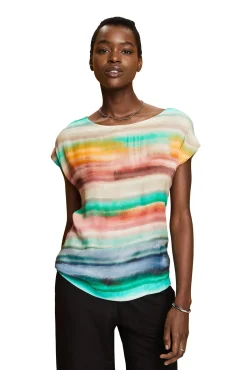 Blusa Viscosa Estampado Degrade^Esprit Discount