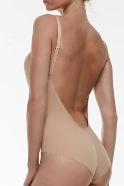 Body Copa C Sin Espalda Con Escote Pronunciado En Nude^Ivette Bridal Flash Sale