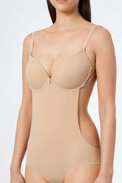 Body Trikini Con Copa Push Up En Nude^Ivette Bridal Outlet