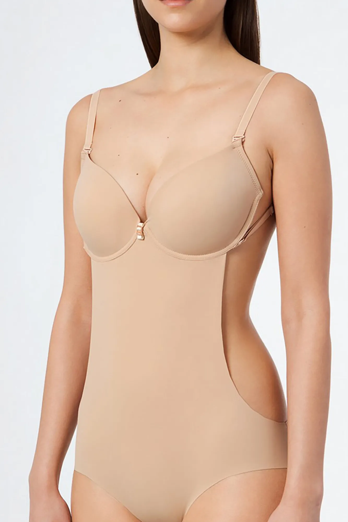 Body Trikini Con Copa Push Up En Nude^Ivette Bridal Outlet