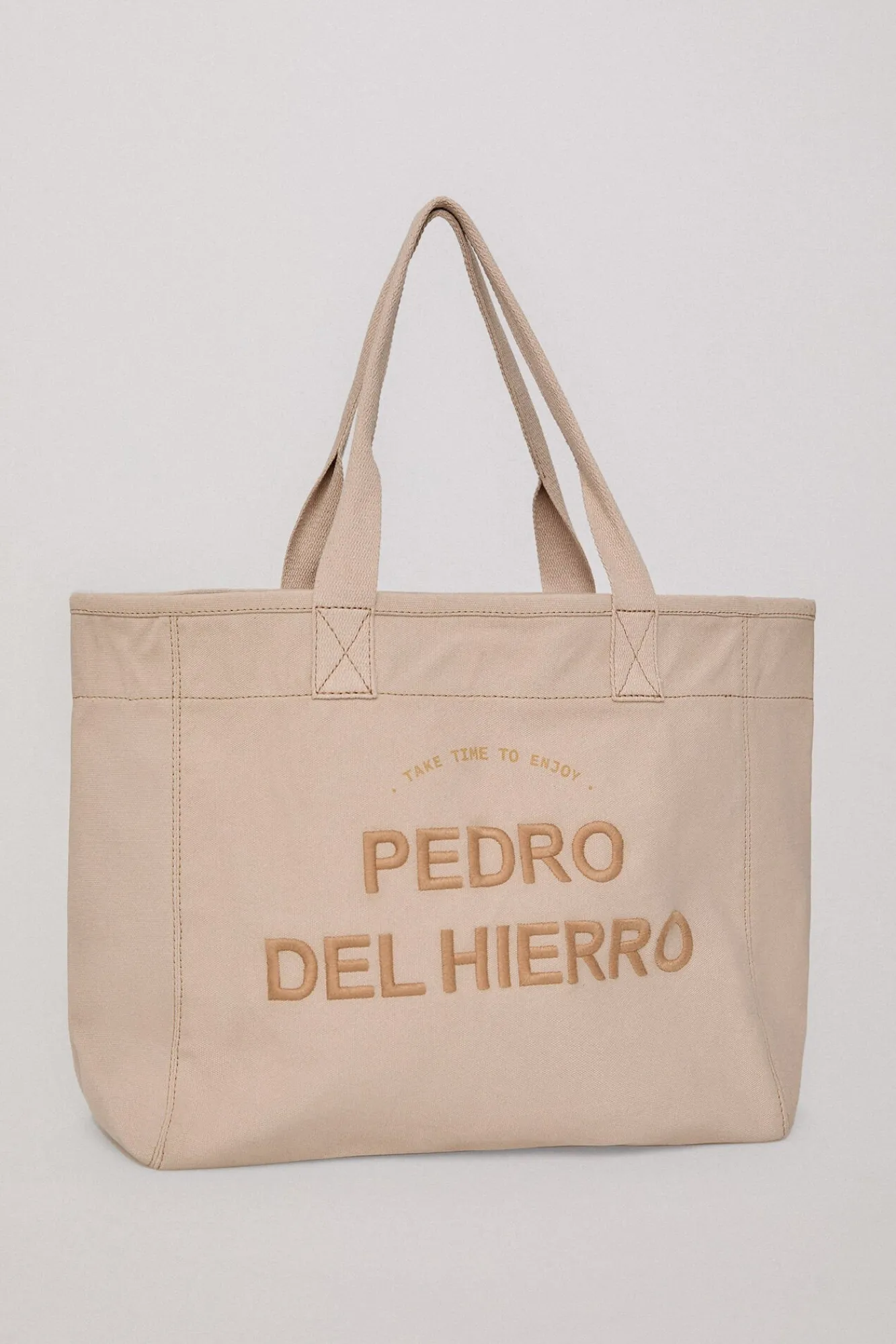 Bolsa Canvas Logo Bordado^Pedro del Hierro Store