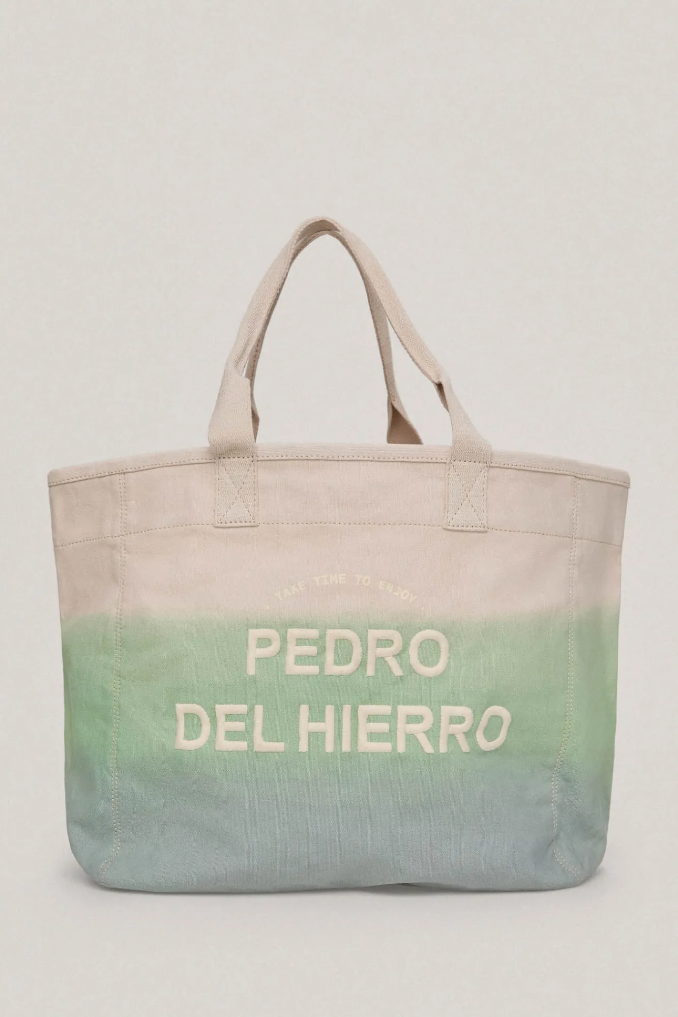Bolsa Canvas Logo Bordado^Pedro del Hierro New
