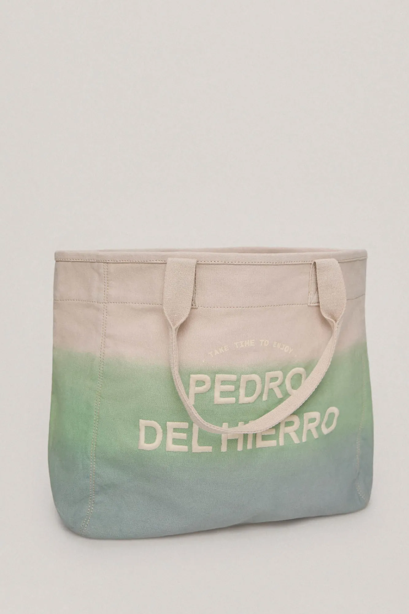 Bolsa Canvas Logo Bordado^Pedro del Hierro New