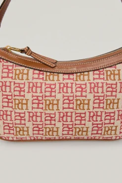 Bolso Baguette Y Bandolera De Canvas Logotipo Bordado Y Piel^Pedro del Hierro Cheap