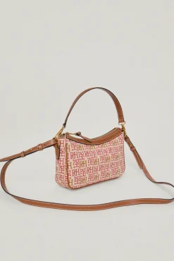 Bolso Baguette Y Bandolera De Canvas Logotipo Bordado Y Piel^Pedro del Hierro Cheap