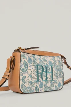 Bolso Bandolera De Canvas Estampado Marino Y Piel^Pedro del Hierro Store