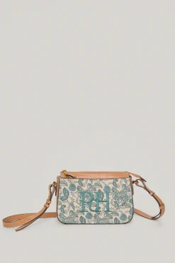 Bolso Bandolera De Canvas Estampado Marino Y Piel^Pedro del Hierro Store