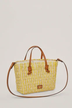 Bolso Cesta Tote Multicolor De Rafia^Pedro del Hierro Clearance