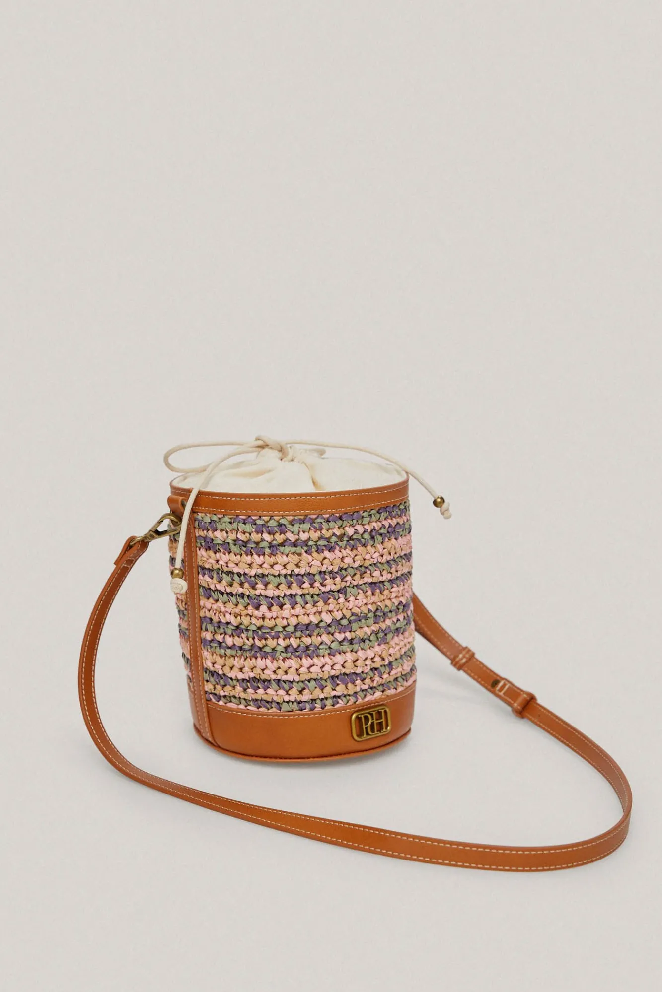 Bolso Cubo De Rafia Multicolor^Pedro del Hierro Fashion
