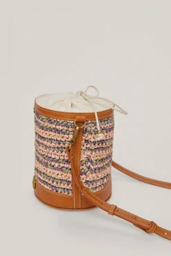 Bolso Cubo De Rafia Multicolor^Pedro del Hierro Fashion