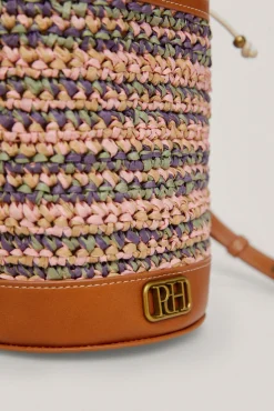 Bolso Cubo De Rafia Multicolor^Pedro del Hierro Fashion