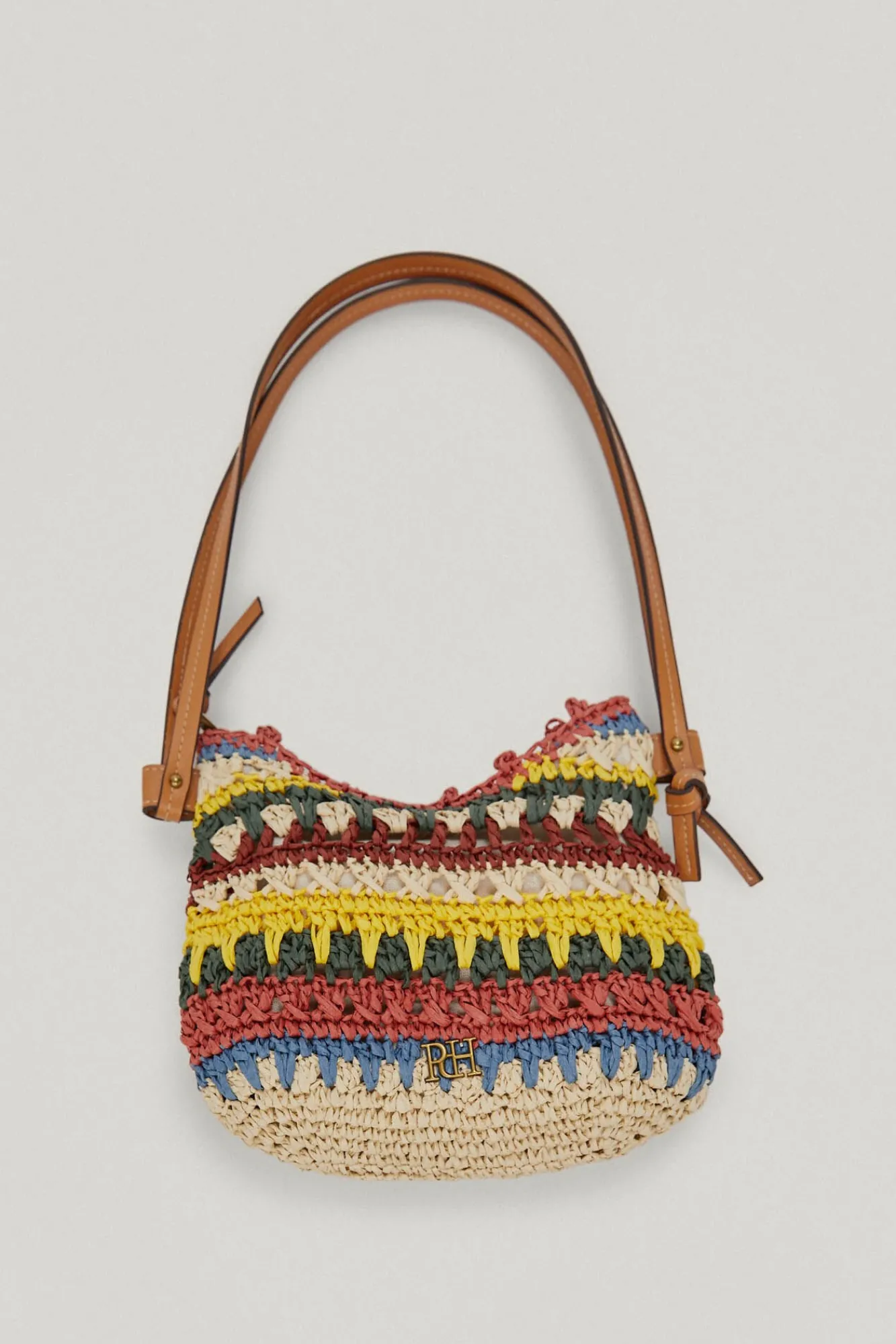 Bolso Media Luna Con Bandolera De Rafia^Pedro del Hierro Discount