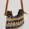 Bolso Media Luna Con Bandolera De Rafia^Pedro del Hierro Flash Sale
