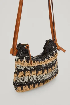 Bolso Media Luna Con Bandolera De Rafia^Pedro del Hierro Flash Sale