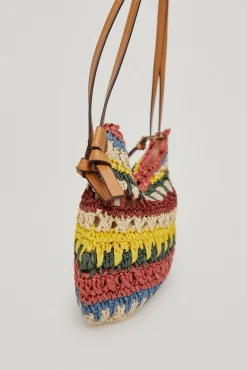 Bolso Media Luna Con Bandolera De Rafia^Pedro del Hierro Discount