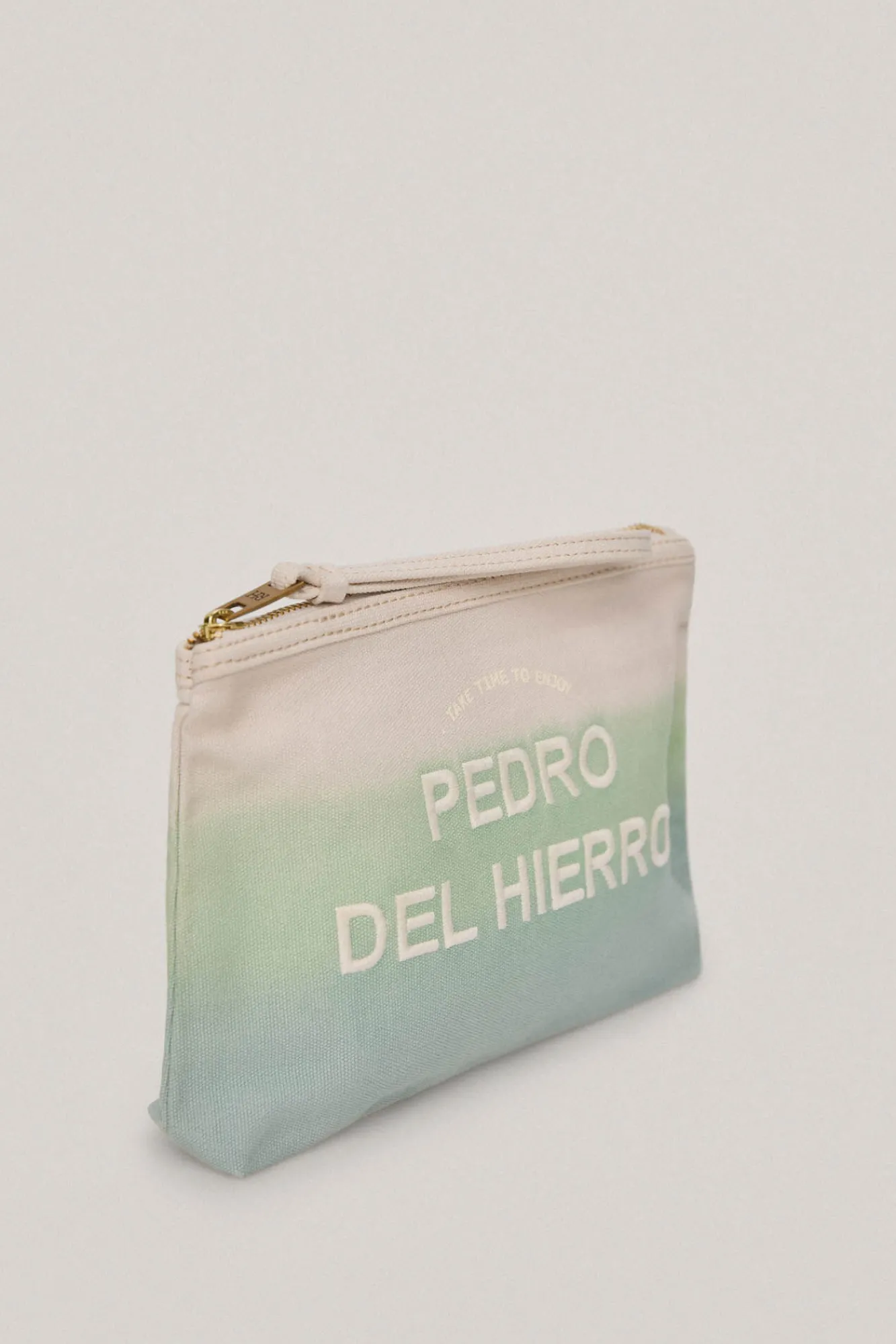 Bolso Pouch Canvas Logo Bordado^Pedro del Hierro Flash Sale
