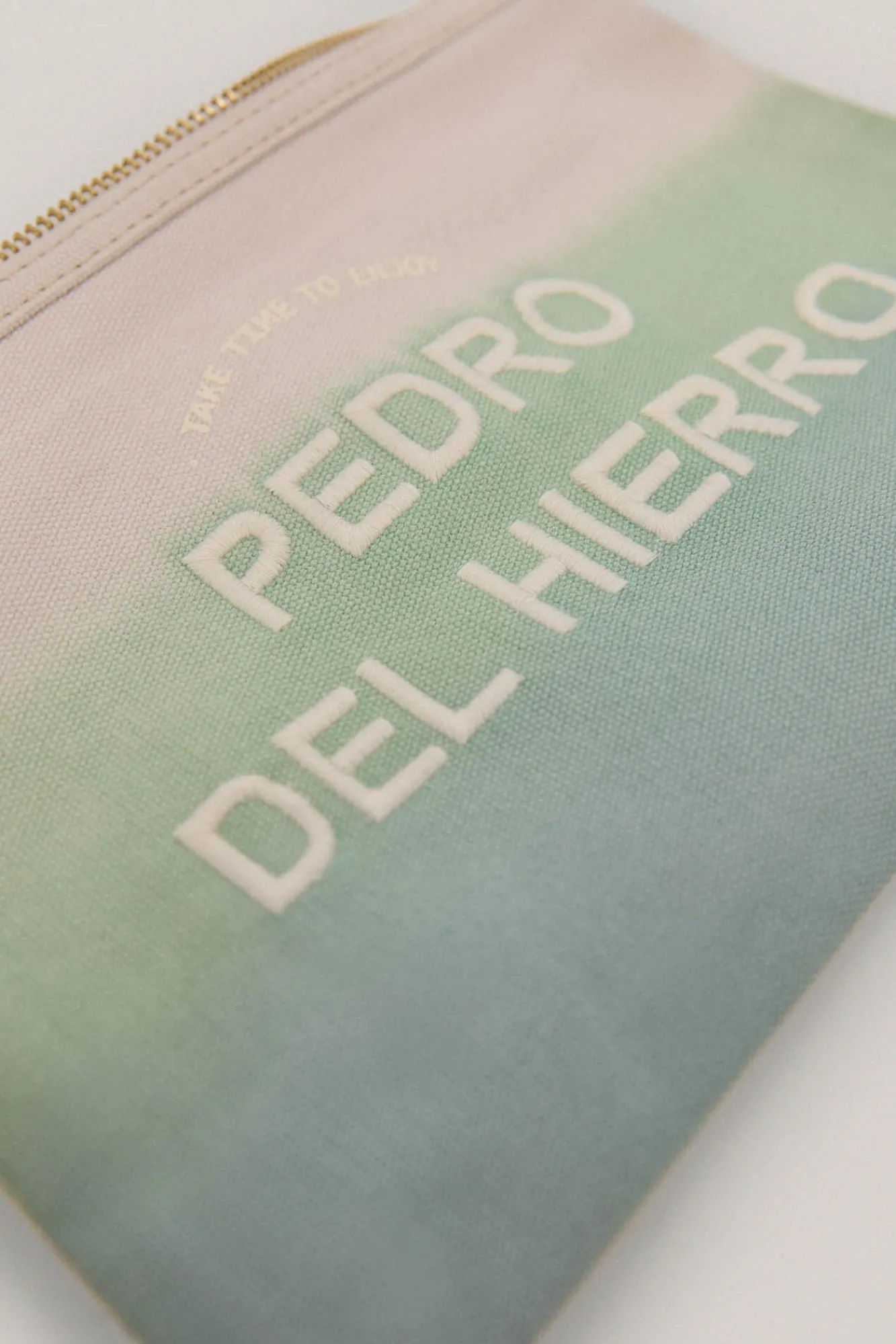 Bolso Pouch Canvas Logo Bordado^Pedro del Hierro Flash Sale