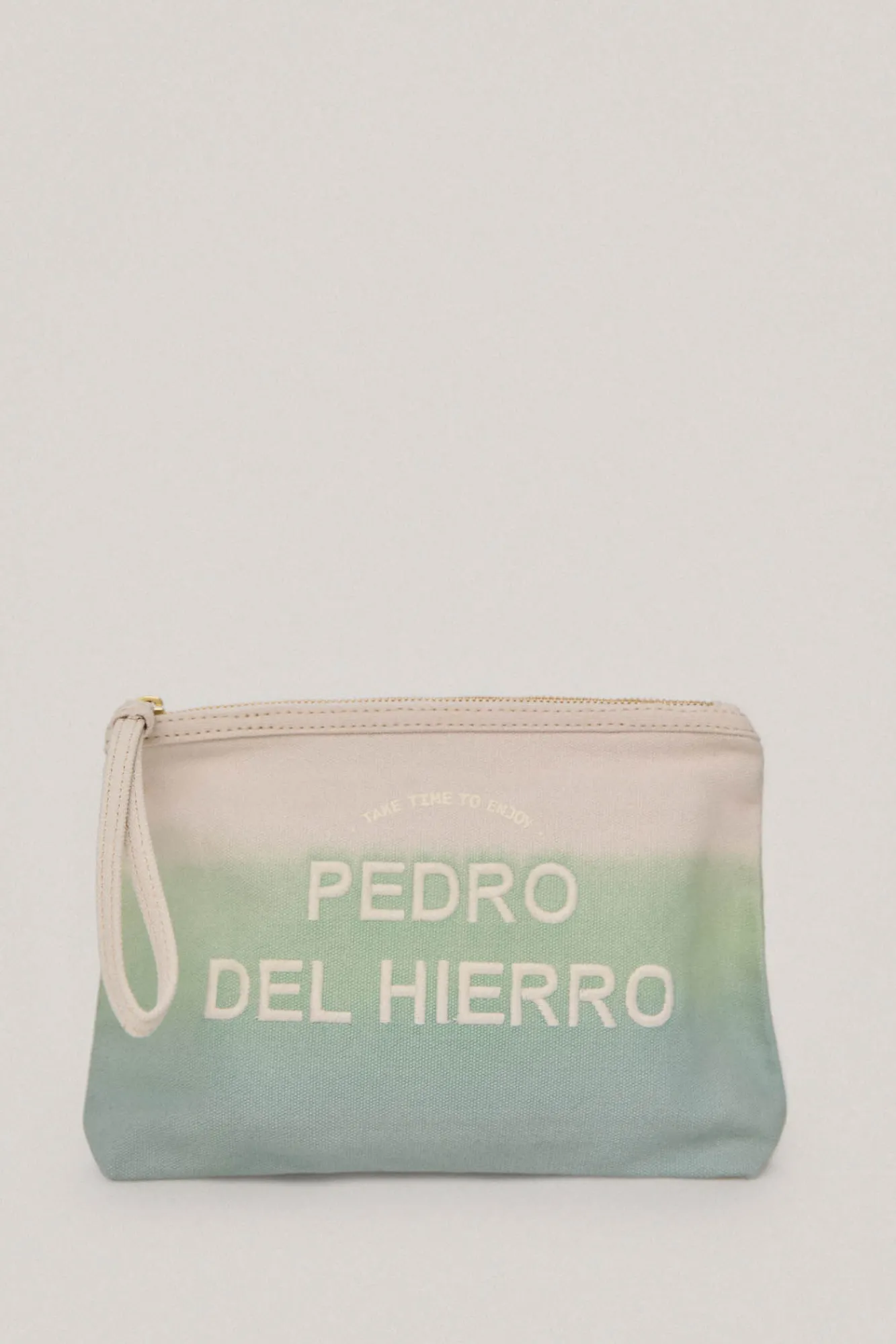 Bolso Pouch Canvas Logo Bordado^Pedro del Hierro Flash Sale