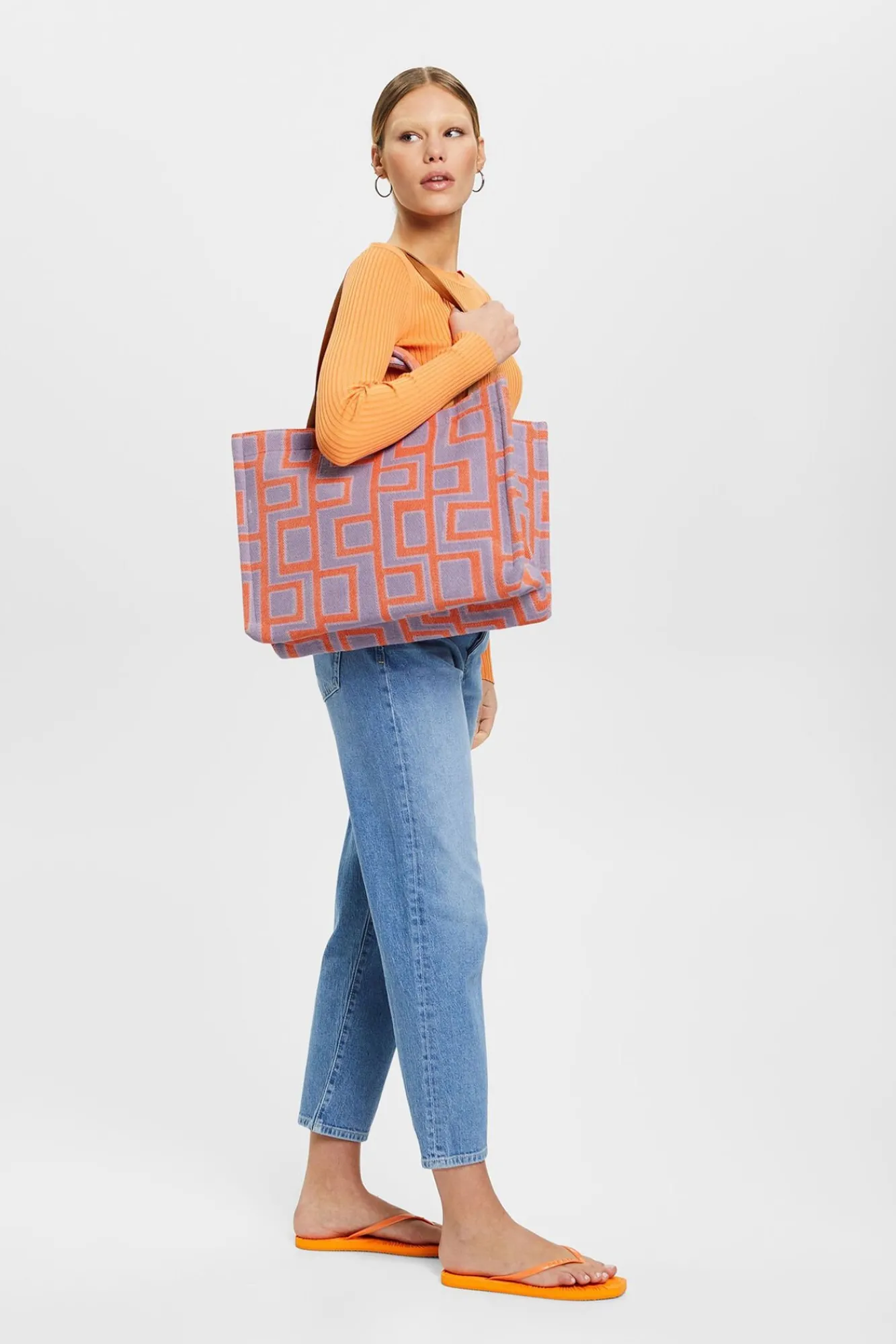 Bolso Shopper Tejido Jacquard^Esprit Cheap